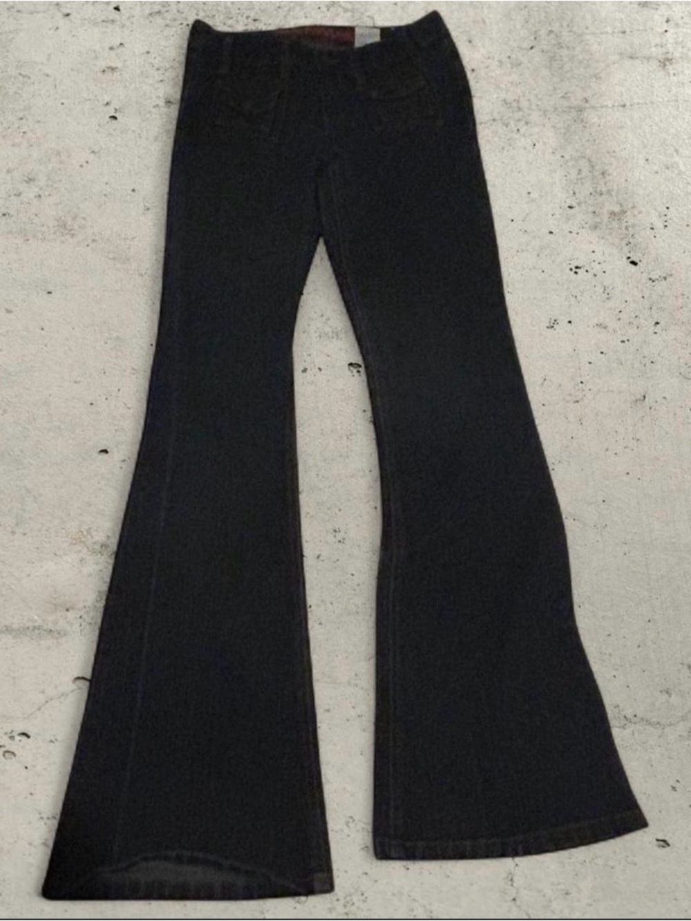 Vintage Y2K Mudd Dark Wash Low Rise Flare Jeans